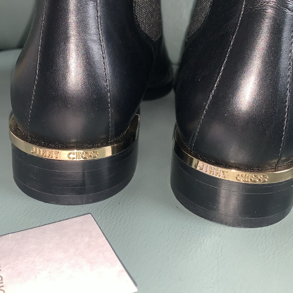 Jimmy Choo Women's Thessaly Chelsea Boots - Picture 9 of 10